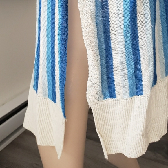 Zara | NWOT Striped Linen Knit Tunic and Pant Set - Picture 8 of 16